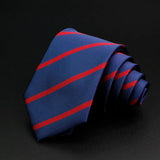 ZONFAZ Classic Striped Red Blue Green Ties