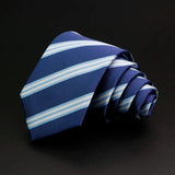 ZONFAZ Classic Striped Red Blue Green Ties