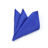 ZONFAZ Colorful Solid Soft Silk Pocket Square