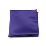 ZONFAZ Colorful Solid Soft Silk Pocket Square