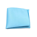 ZONFAZ Colorful Solid Soft Silk Pocket Square