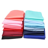 ZONFAZ Colorful Solid Soft Silk Pocket Square