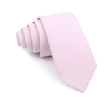 ZONFAZ Coral Wedding Cotton Skinny Ties