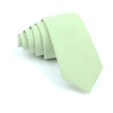 ZONFAZ Coral Wedding Cotton Skinny Ties