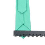 ZONFAZ Coral Wedding Cotton Skinny Ties