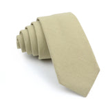 ZONFAZ Coral Wedding Cotton Skinny Ties