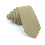 ZONFAZ Coral Wedding Cotton Skinny Ties