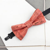 ZONFAZ Cork Wood Bow Ties Novelty Handmade Wooden Bowtie for Parent - Child