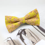 ZONFAZ Cork Wood Bow Ties Novelty Handmade Wooden Bowtie for Parent - Child