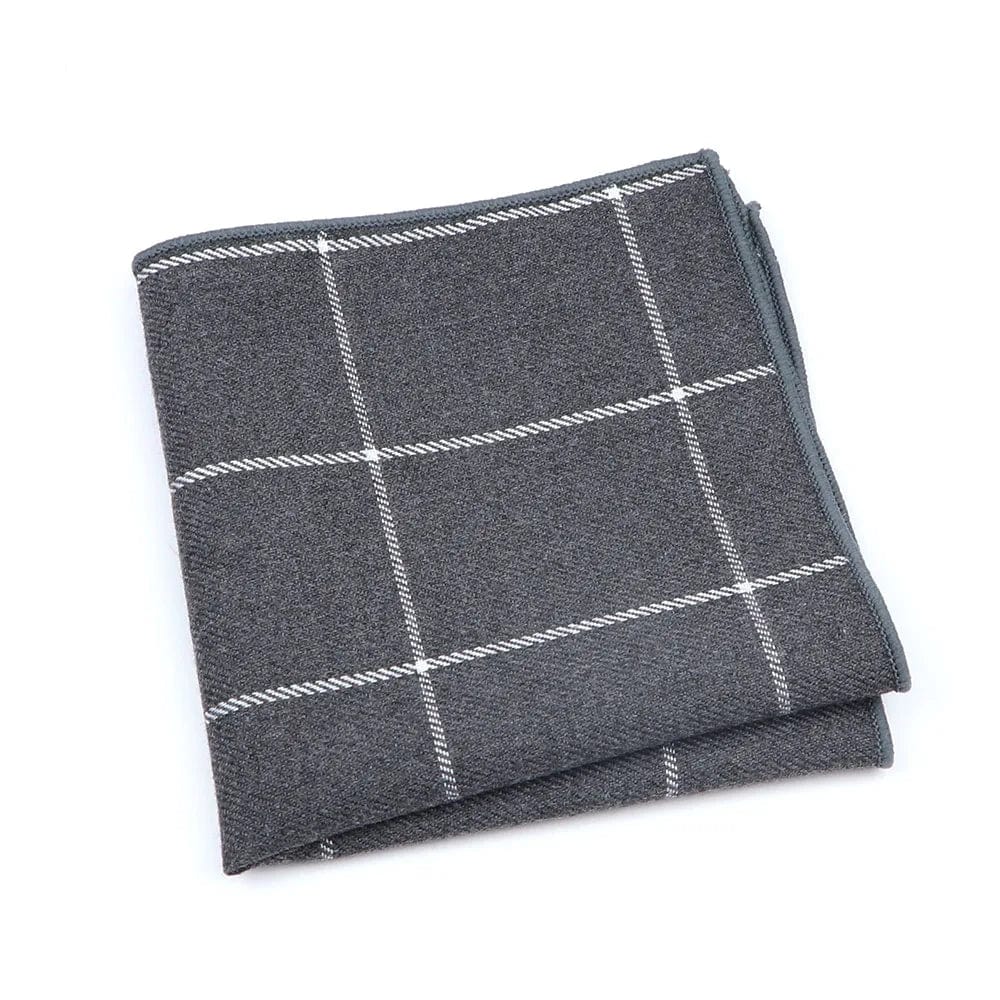 ZONFAZ Cotton Classic Striped Pocket Square