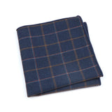 ZONFAZ Cotton Classic Striped Pocket Square