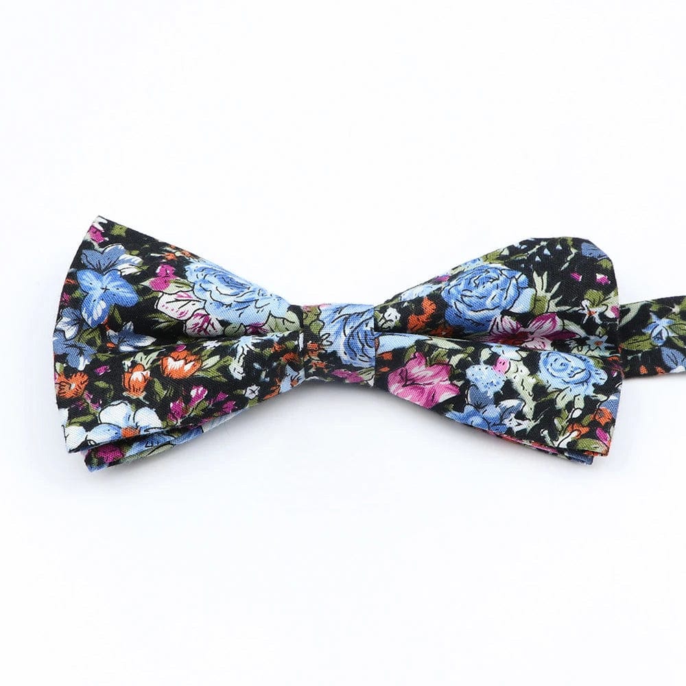 ZONFAZ Cotton Floral Bow Tie for Men Women Chilren Wedding Party Bowties