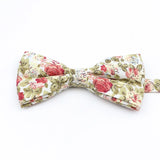 ZONFAZ Cotton Floral Bow Tie for Men Women Chilren Wedding Party Bowties