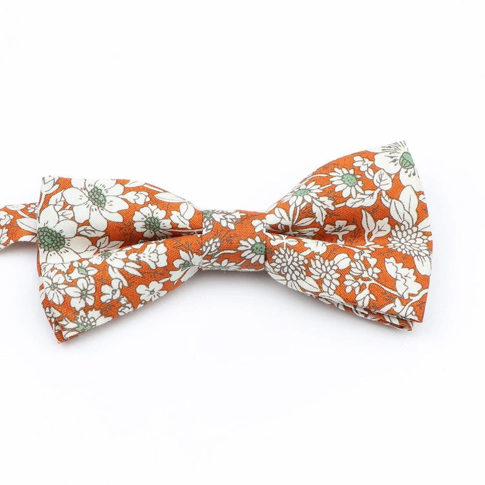 ZONFAZ Cotton Floral Bow Tie for Men Women Chilren Wedding Party Bowties