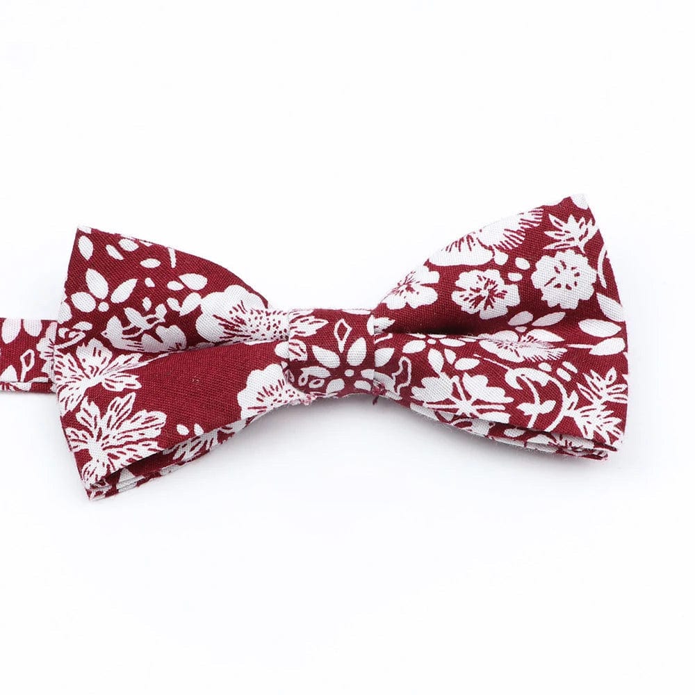 ZONFAZ Cotton Floral Bow Tie for Men Women Chilren Wedding Party Bowties