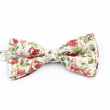 ZONFAZ Cotton Floral Bow Tie for Men Women Chilren Wedding Party Bowties