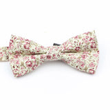 ZONFAZ Cotton Floral Bow Tie for Men Women Chilren Wedding Party Bowties