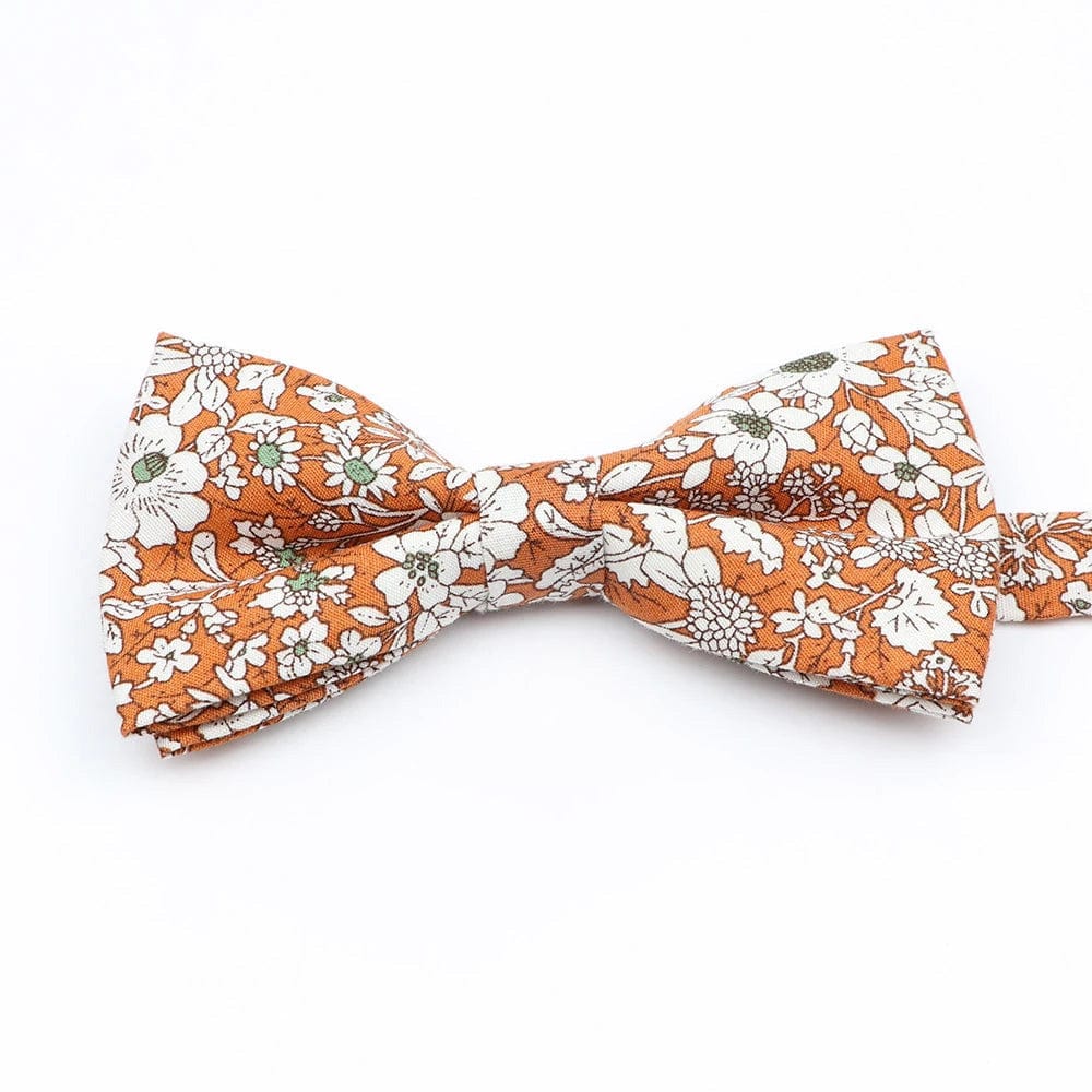 ZONFAZ Cotton Floral Bow Tie for Men Women Chilren Wedding Party Bowties