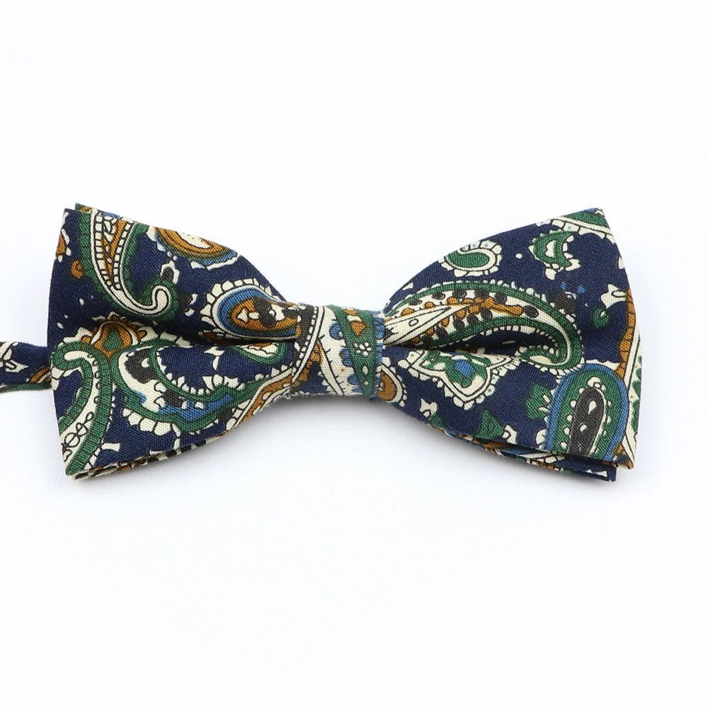 ZONFAZ Cotton Floral Bow Tie for Men Women Chilren Wedding Party Bowties