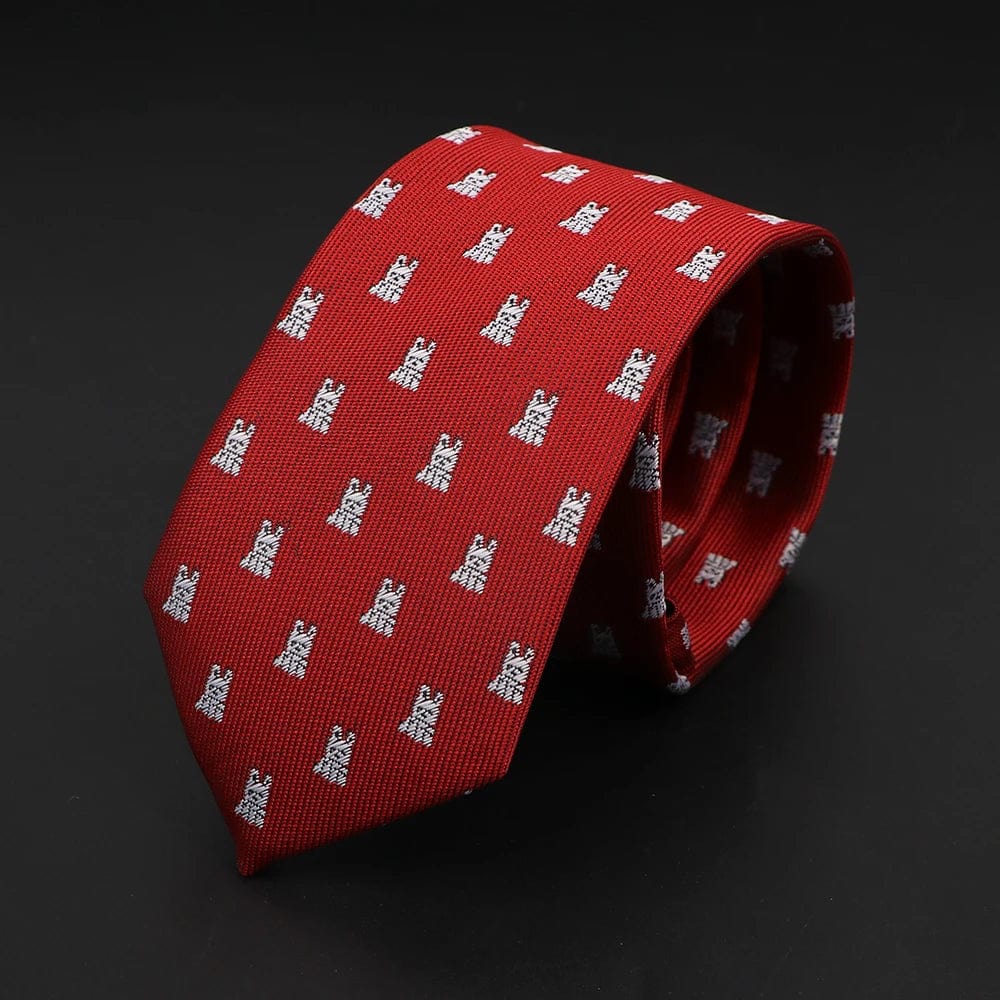 ZONFAZ Cute Cartoon Slim Ties