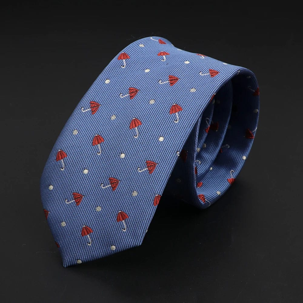 ZONFAZ Cute Cartoon Slim Ties