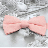 ZONFAZ Cute Solid Color Cotton Bow Ties