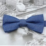 ZONFAZ Cute Solid Color Cotton Bow Ties