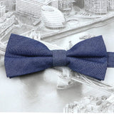 ZONFAZ Cute Solid Color Cotton Bow Ties