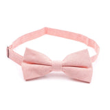 ZONFAZ Cute Solid Color Cotton Bow Ties