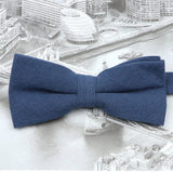 ZONFAZ Cute Solid Color Cotton Bow Ties