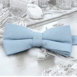 ZONFAZ Cute Solid Color Cotton Bow Ties