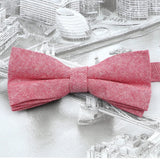 ZONFAZ Cute Solid Color Cotton Bow Ties