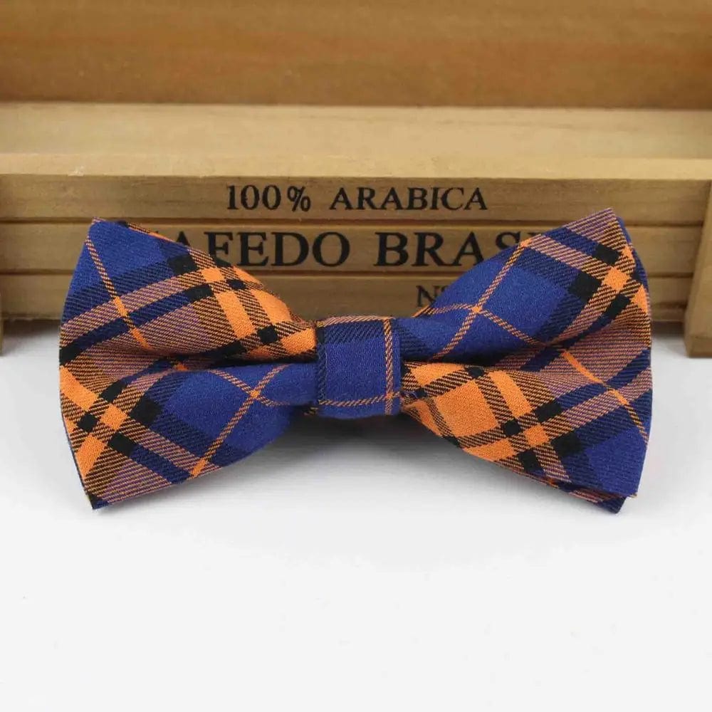 ZONFAZ Fashion Cotton Striped Bow Ties