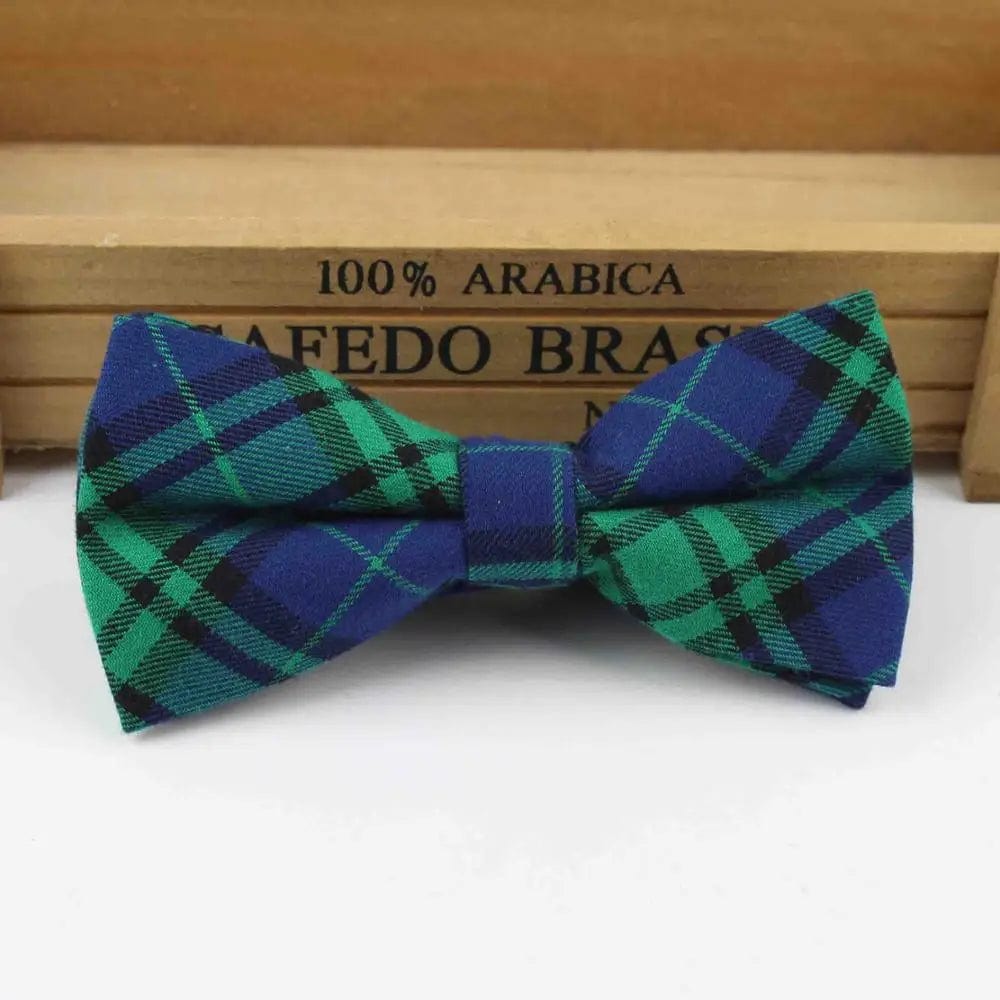 ZONFAZ Fashion Cotton Striped Bow Ties