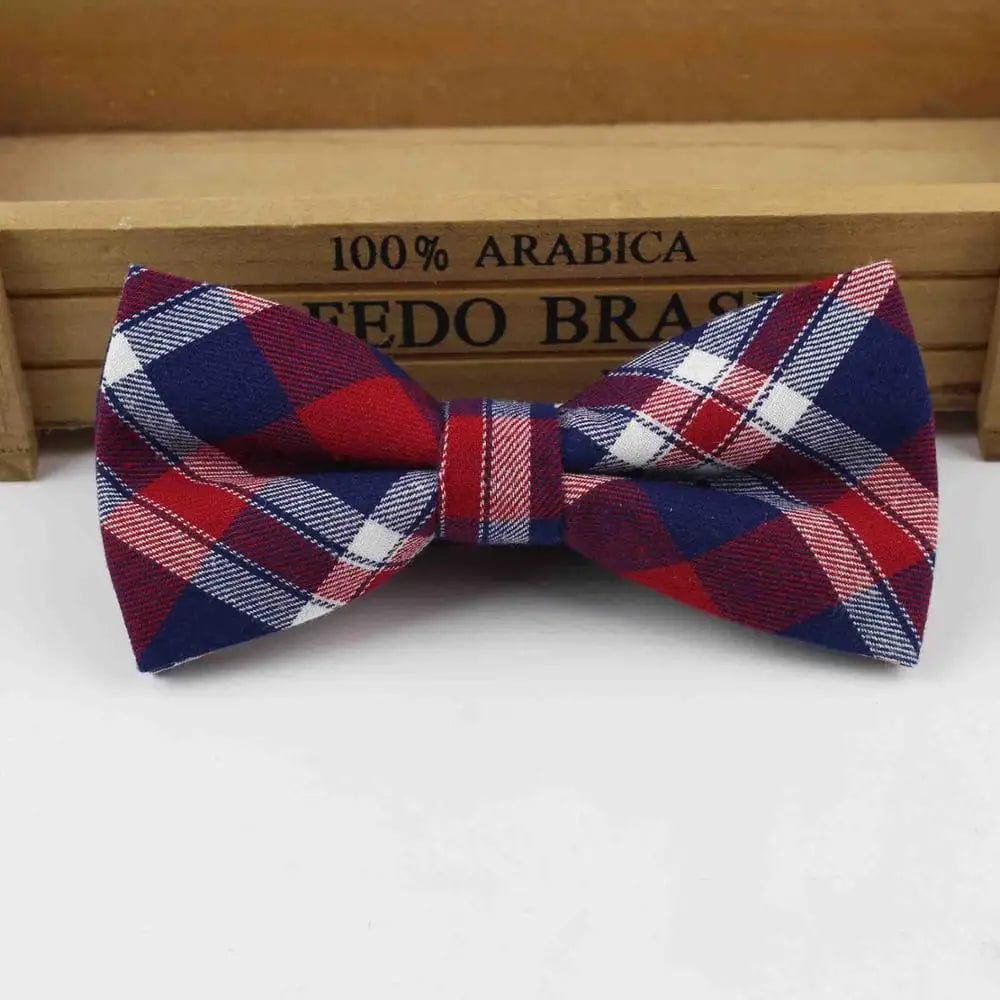 ZONFAZ Fashion Cotton Striped Bow Ties