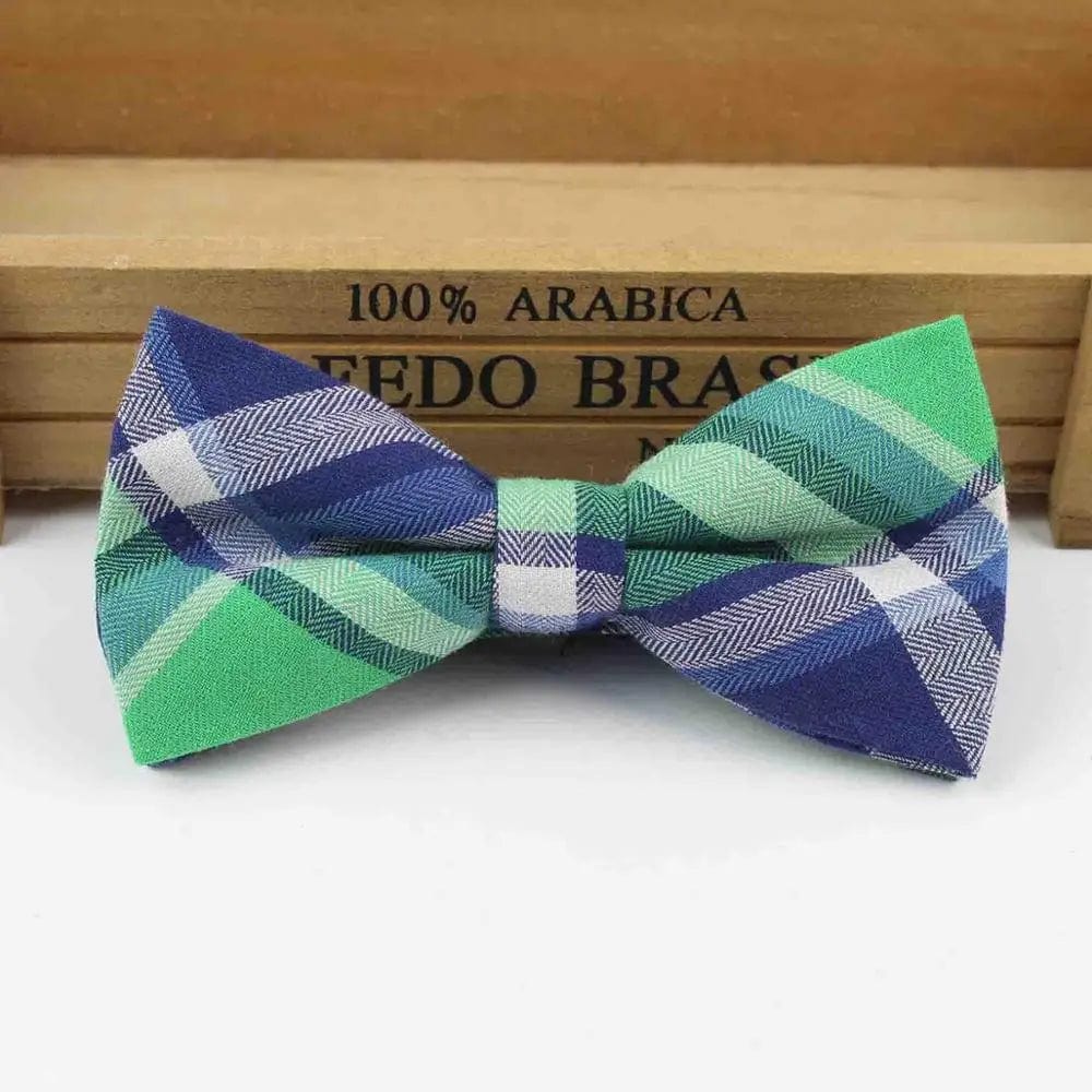 ZONFAZ Fashion Cotton Striped Bow Ties