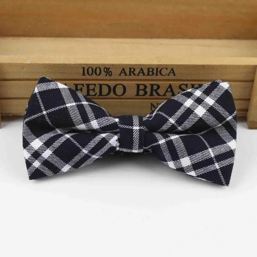 ZONFAZ Fashion Cotton Striped Bow Ties