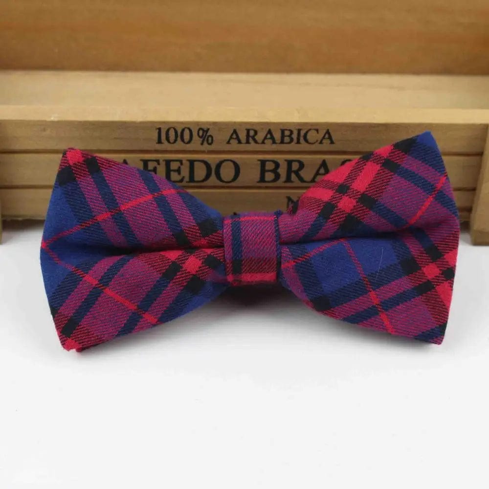 ZONFAZ Fashion Cotton Striped Bow Ties