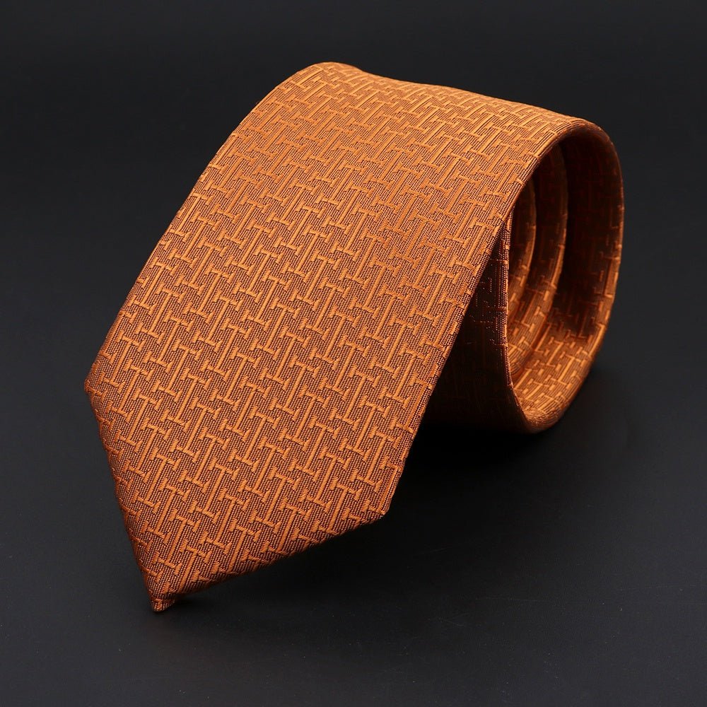 ZONFAZ Fashion Jacquard Paisley Striped Silk Neckties For Men Formal Business Party Skinny Ties