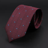 ZONFAZ Fashion Jacquard Paisley Striped Silk Neckties For Men Formal Business Party Skinny Ties