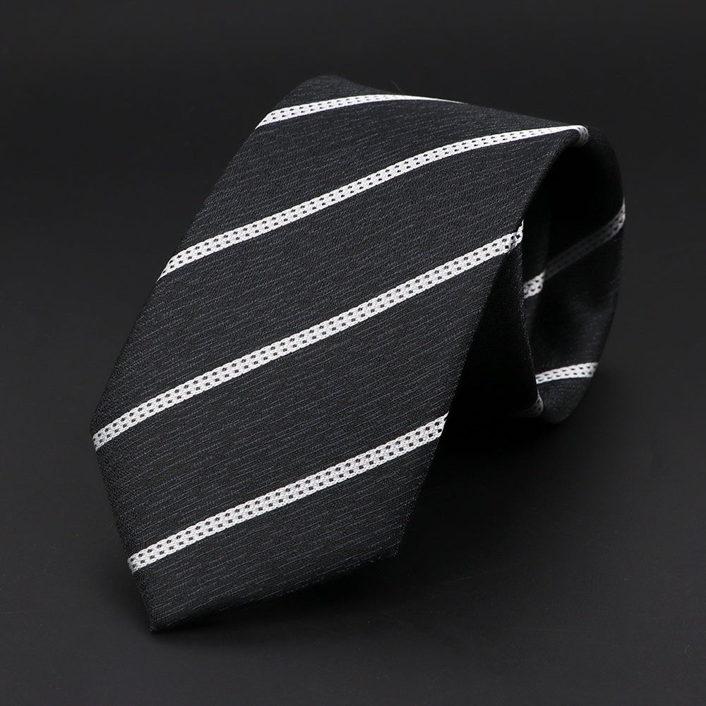 ZONFAZ Fashion Jacquard Paisley Striped Silk Neckties For Men Formal Business Party Skinny Ties