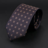 ZONFAZ Fashion Jacquard Paisley Striped Silk Neckties For Men Formal Business Party Skinny Ties