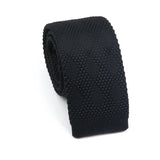 ZONFAZ Fashion Leisure Knitted Ties for Men Colourful Striped Woven Skinny Knit Neckties