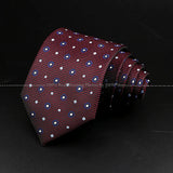 ZONFAZ Fashion Men's 8cm Paisley Floral Neckties for Wedding Party Meeting Business Silk Ties