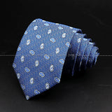 ZONFAZ Fashion Men's 8cm Paisley Floral Neckties for Wedding Party Meeting Business Silk Ties