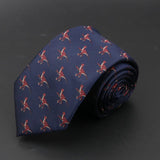 ZONFAZ Fashion Men's Animal Fruit Patten Silk Ties