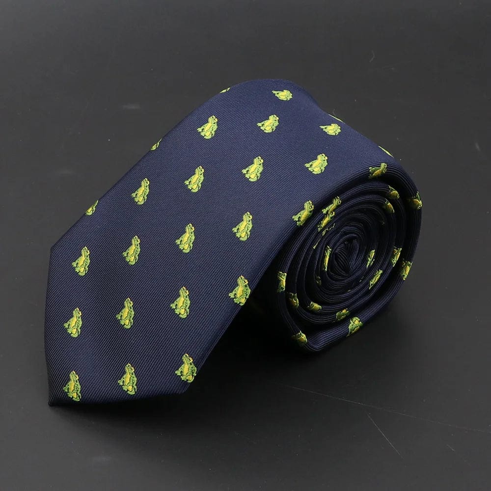 ZONFAZ Fashion Men's Animal Fruit Patten Silk Ties