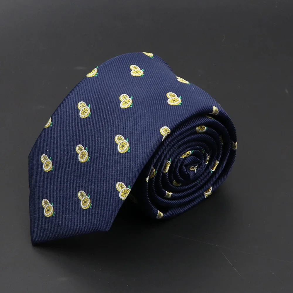 ZONFAZ Fashion Men's Animal Fruit Patten Silk Ties