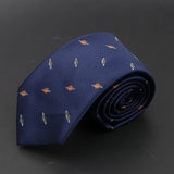 ZONFAZ Fashion Men's Animal Fruit Patten Silk Ties