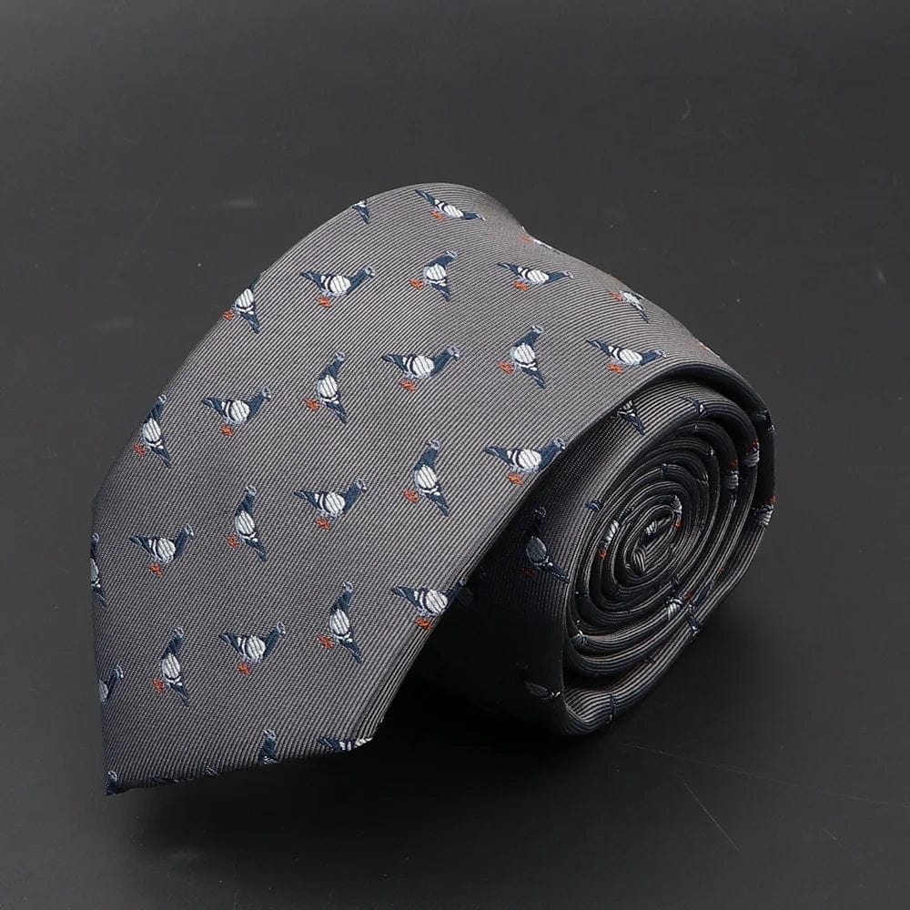 ZONFAZ Fashion Men's Animal Fruit Patten Silk Ties